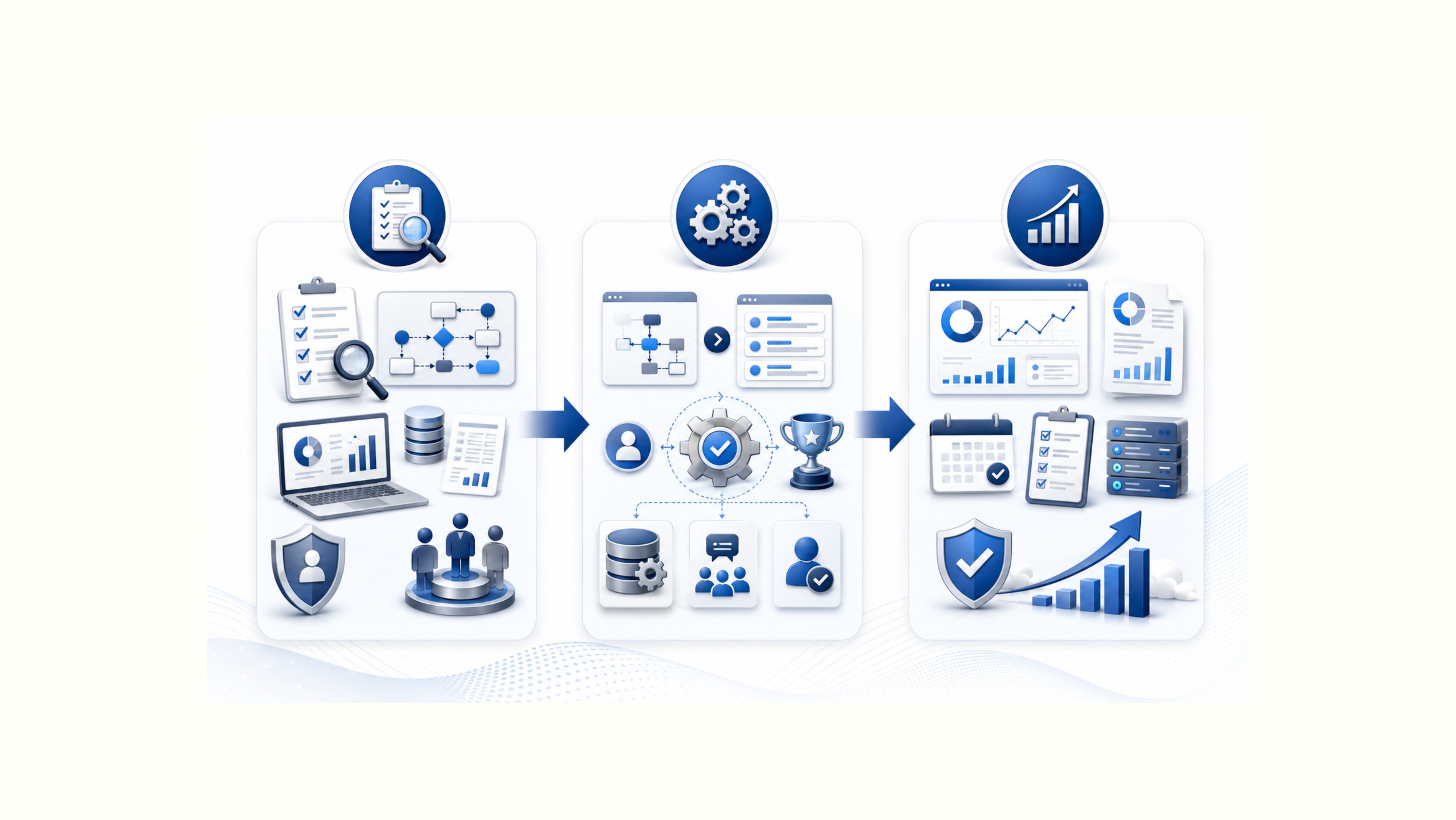 Three-phase ServiceNow improvement framework for assessment, focused delivery and operational scaling